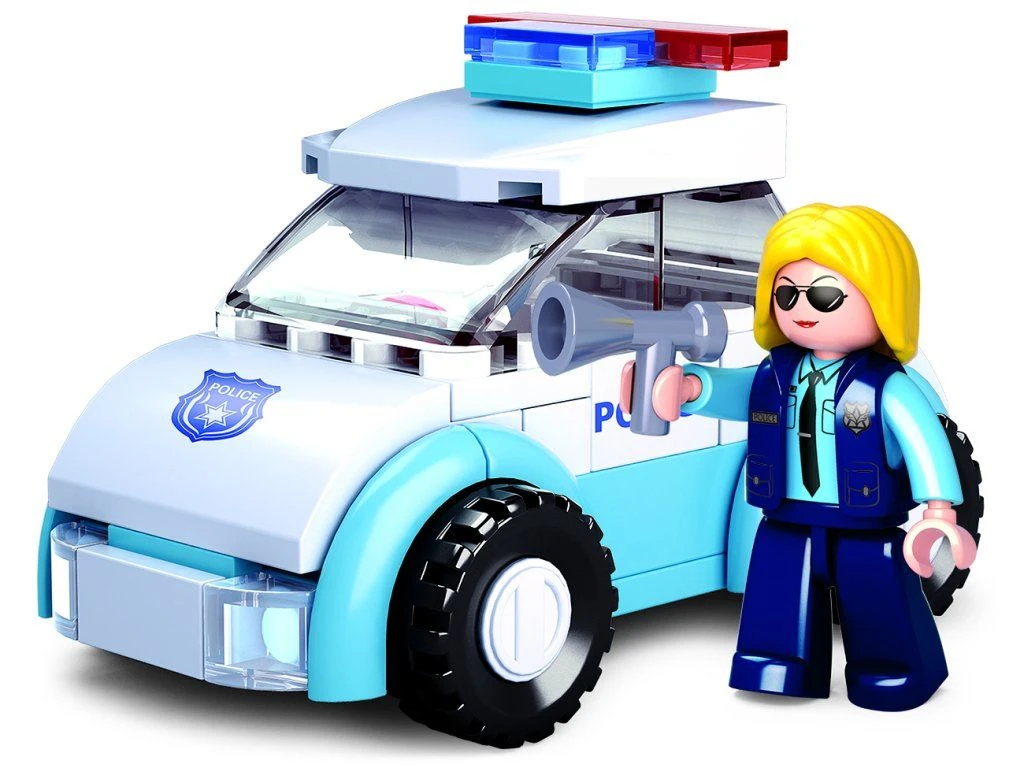 Sluban Girls Dream M38-B0600B Policistka s vozem