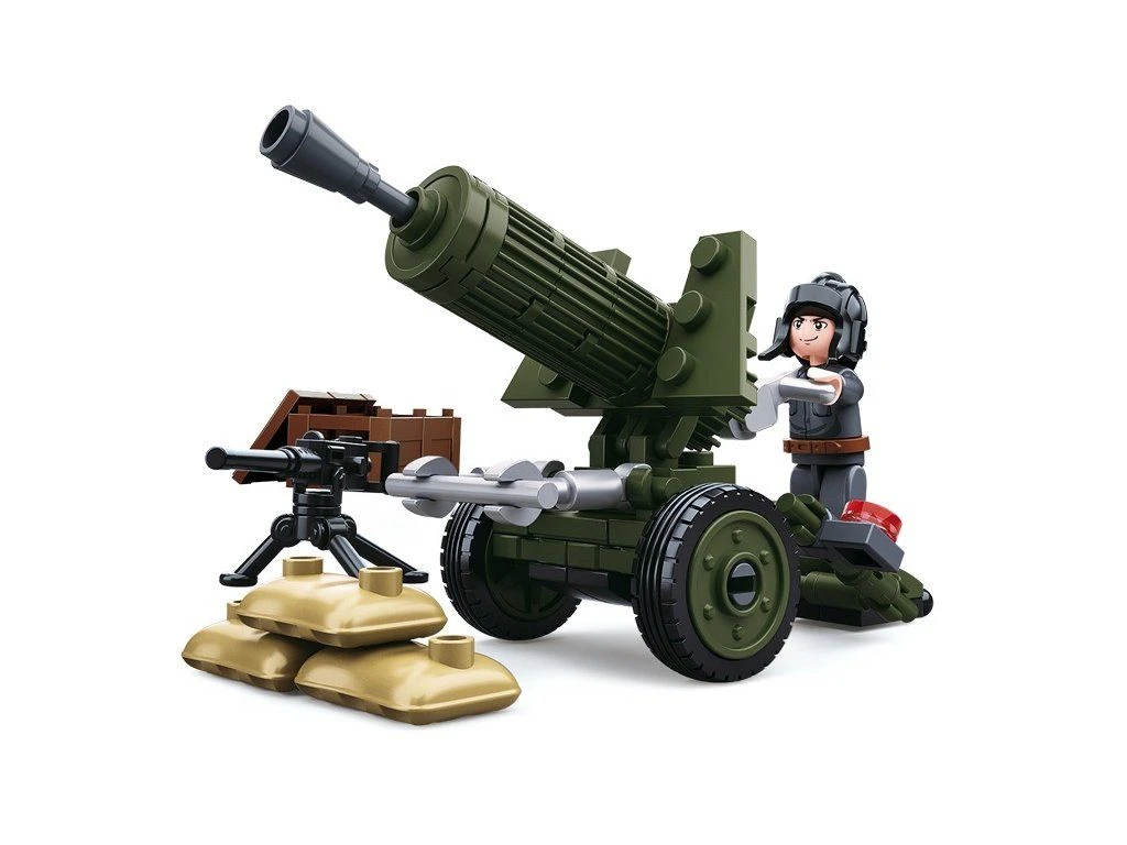 Sluban Army WWII M38-B0678A Protitankový kanón