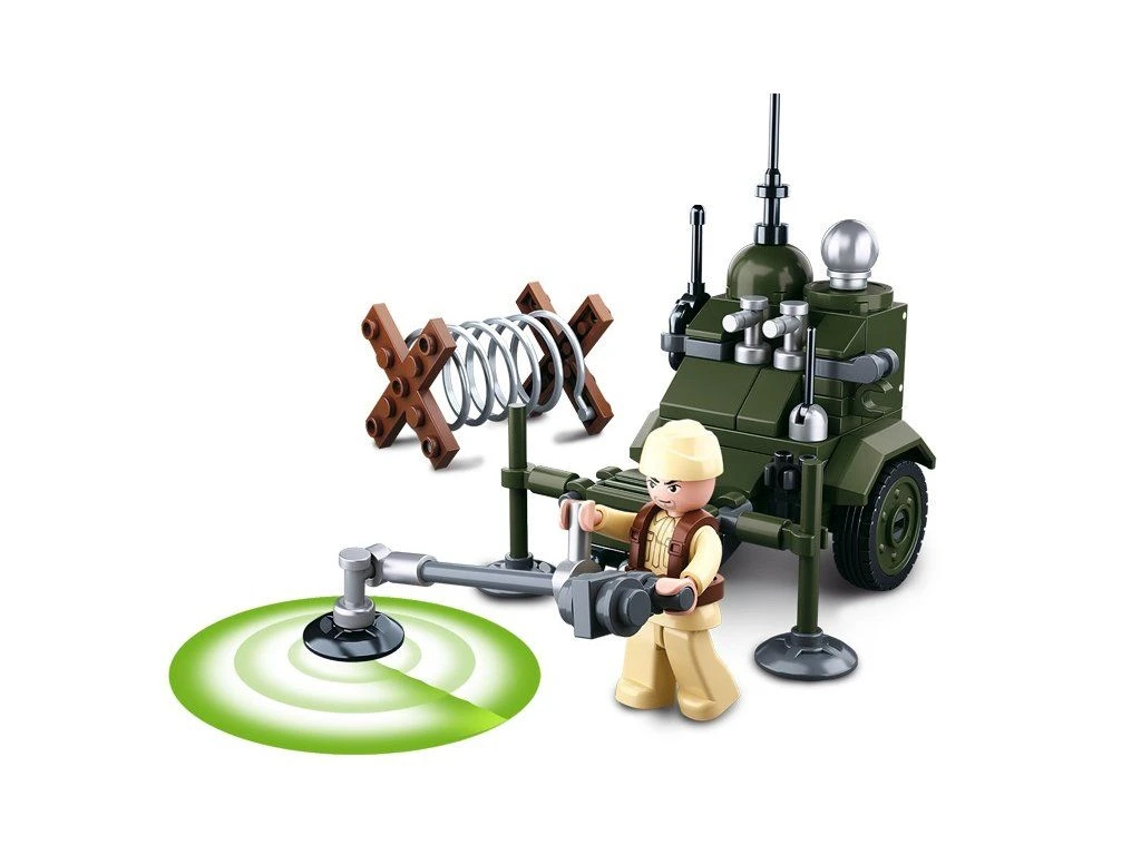 Sluban Army WWII M38-B0678D Detektor min