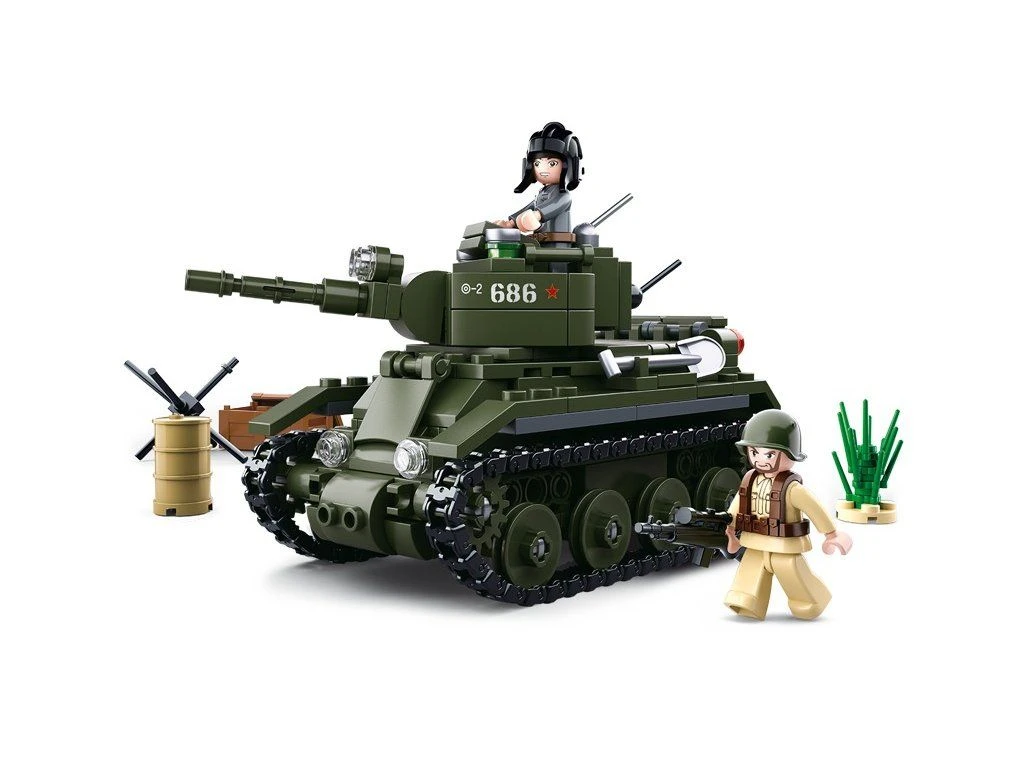 Sluban Army WWII M38-B0686 Sovětský tank BT7