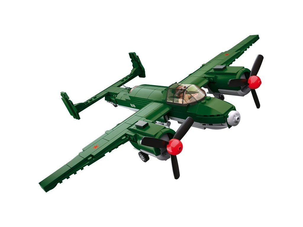 Sluban Army WWII M38-B0688 Sovětský bombardér Tu-2