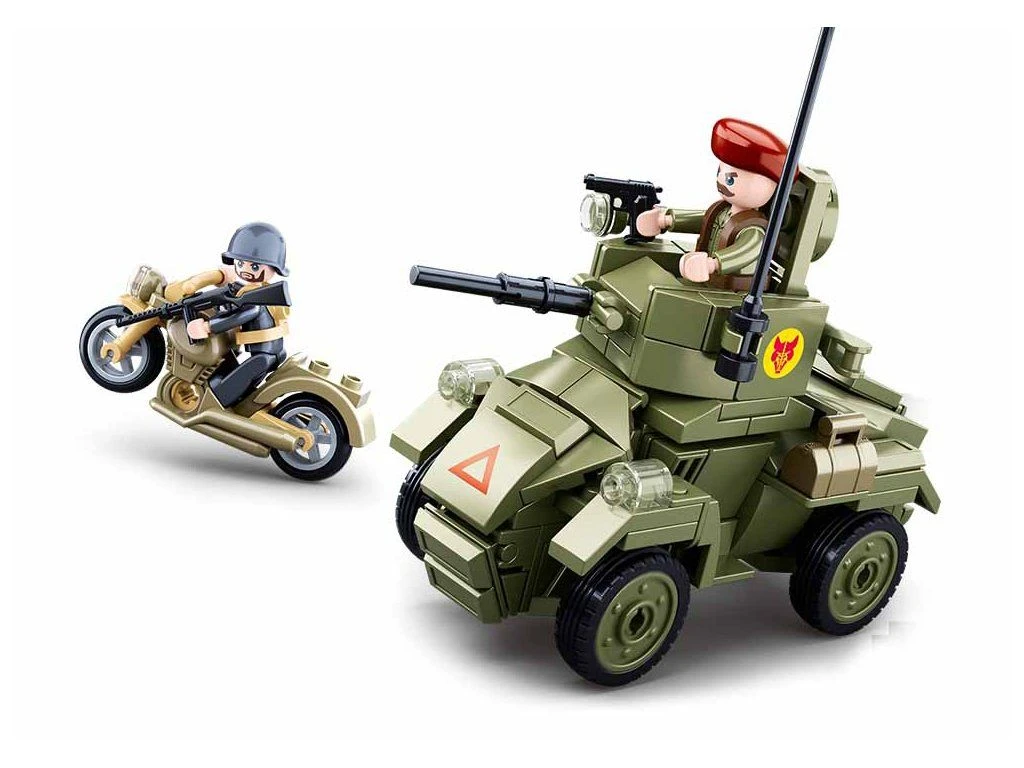 Sluban Army WWII M38-B0710 Britský obrněný vůz