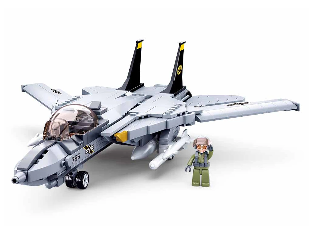 Sluban ModelBricks M38-B0755 Moderní stíhací letoun