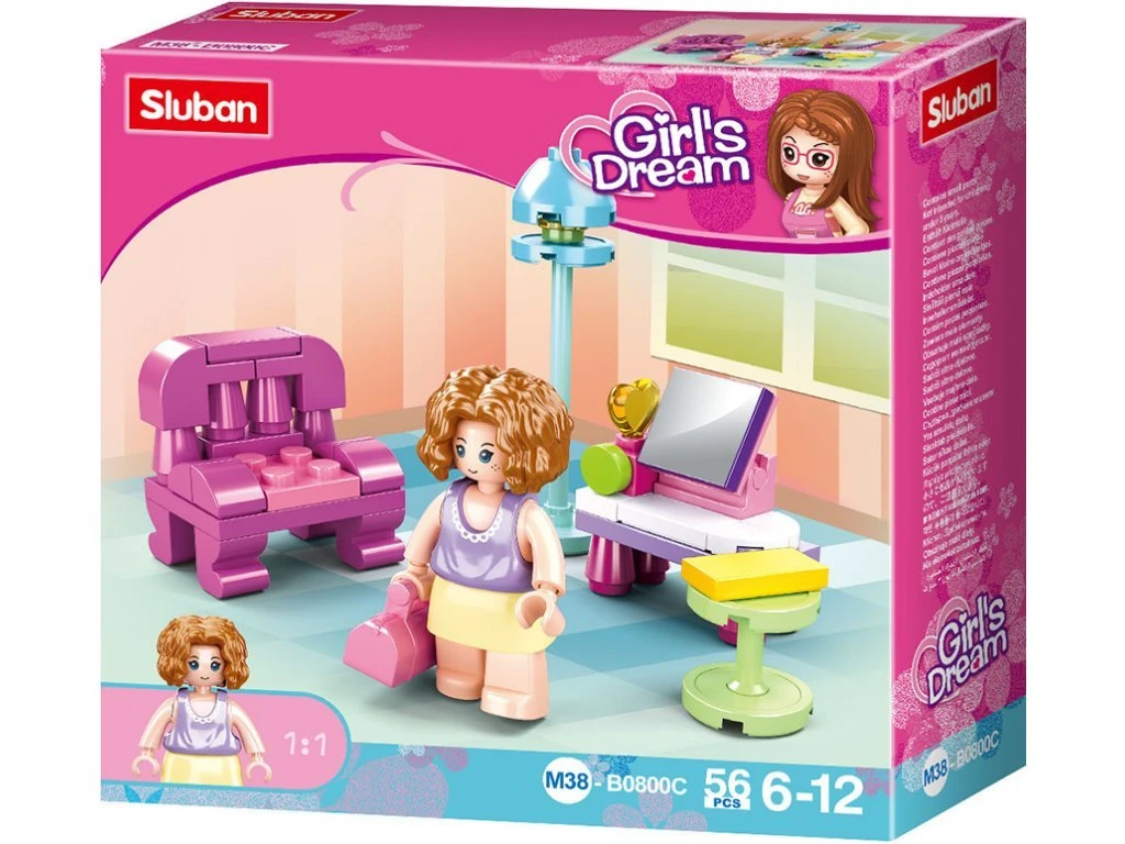 Sluban Girls Dream M38-B0800C Obývací pokoj