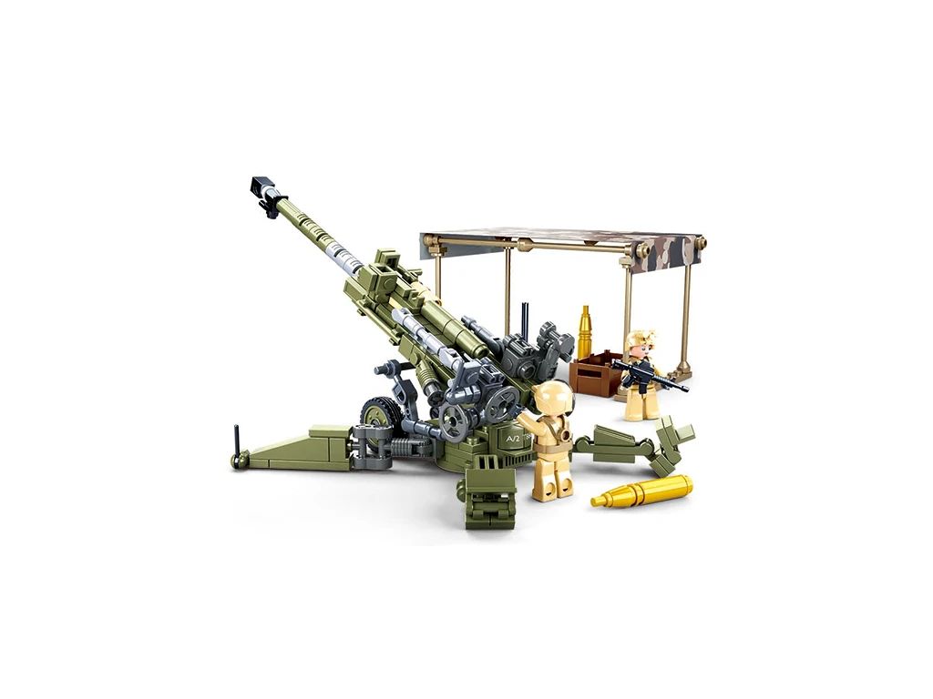 Sluban ModelBricks M38-B0890 Tažená houfnice M777 v měřítku 1:35