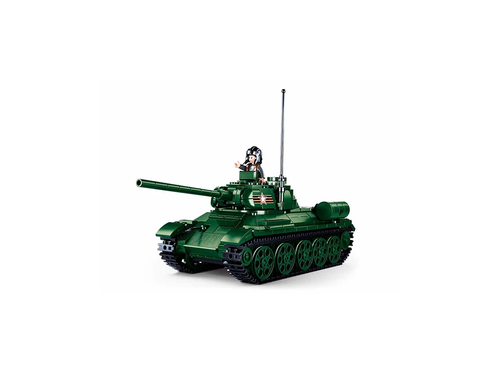 Sluban ModelBricks M38-B0982 Tank T-34/85 v měřítku 1:35