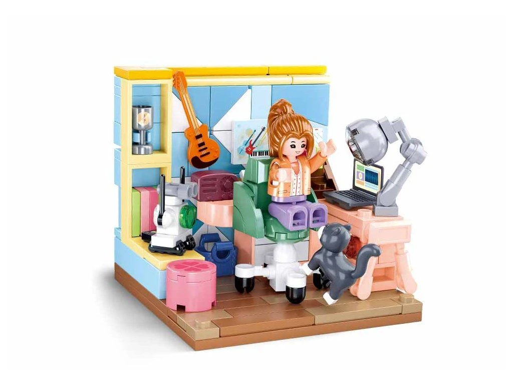 Sluban Mini Handcraft M38-B1016B Studentský pokoj