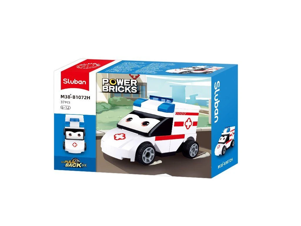 Sluban Power Bricks M38-B1072H Natahovací sanitka s očima