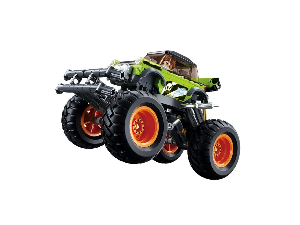 Sluban Power Bricks M38-B1158 Zelený natahovací off-road BKI