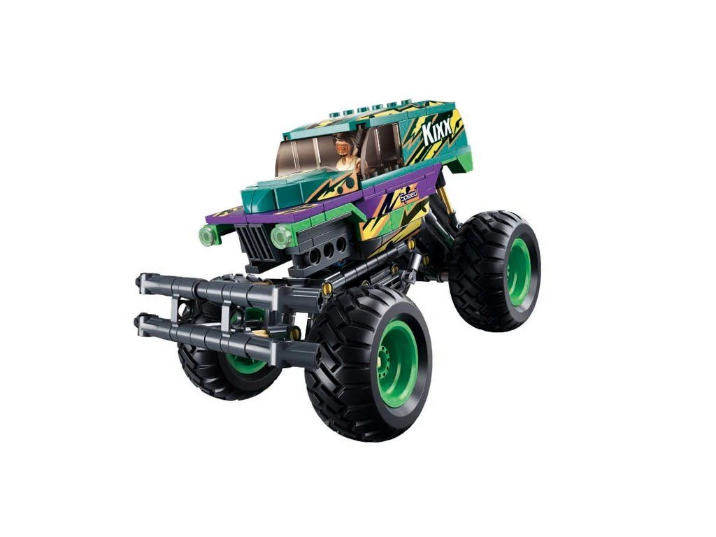 Sluban Power Bricks M38-B1161 Zeleno-fialový natahovací off-road Kixx