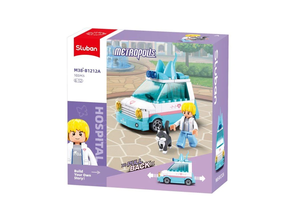 Sluban Metropolis M38-B1212A Veterinářský vůz