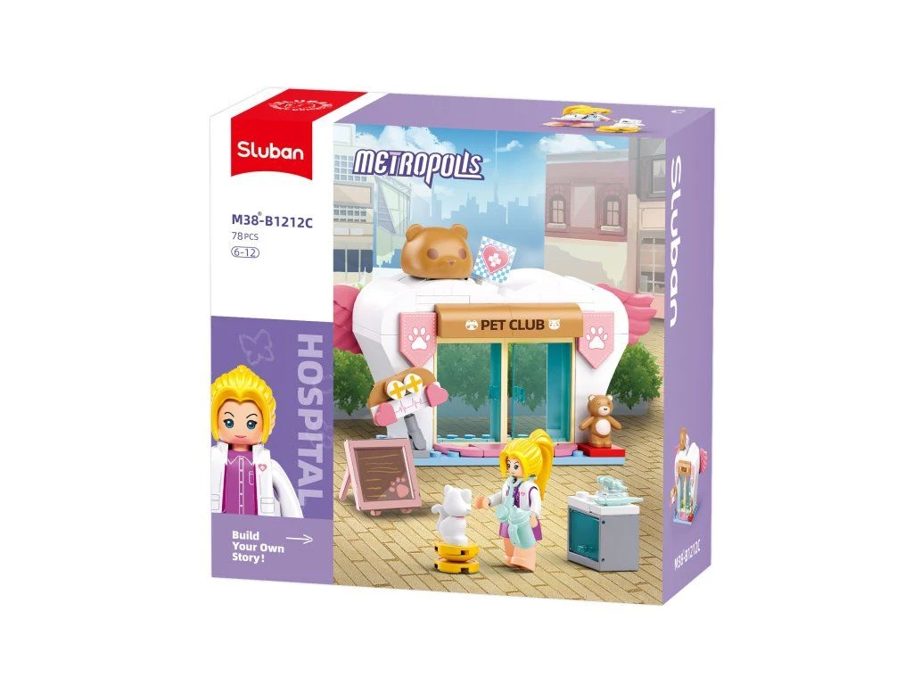 Sluban Metropolis M38-B1212C Salon pro domácí mazlíčky