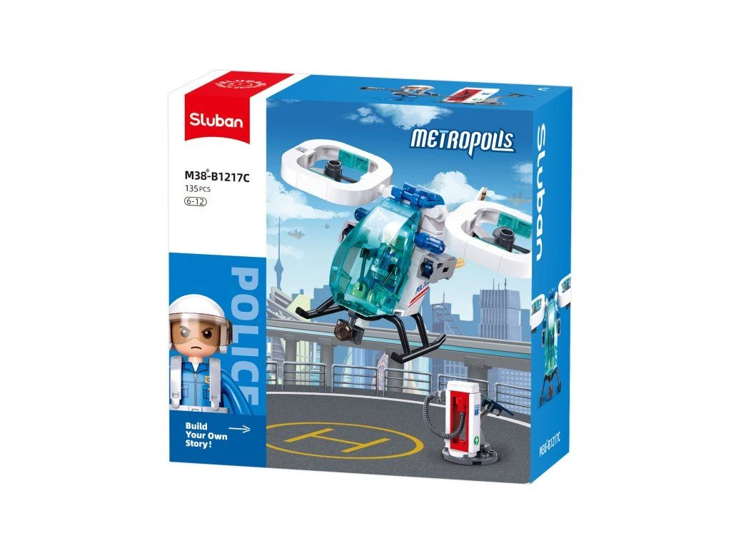 Sluban Metropolis M38-B1217C Policejní vrtulník