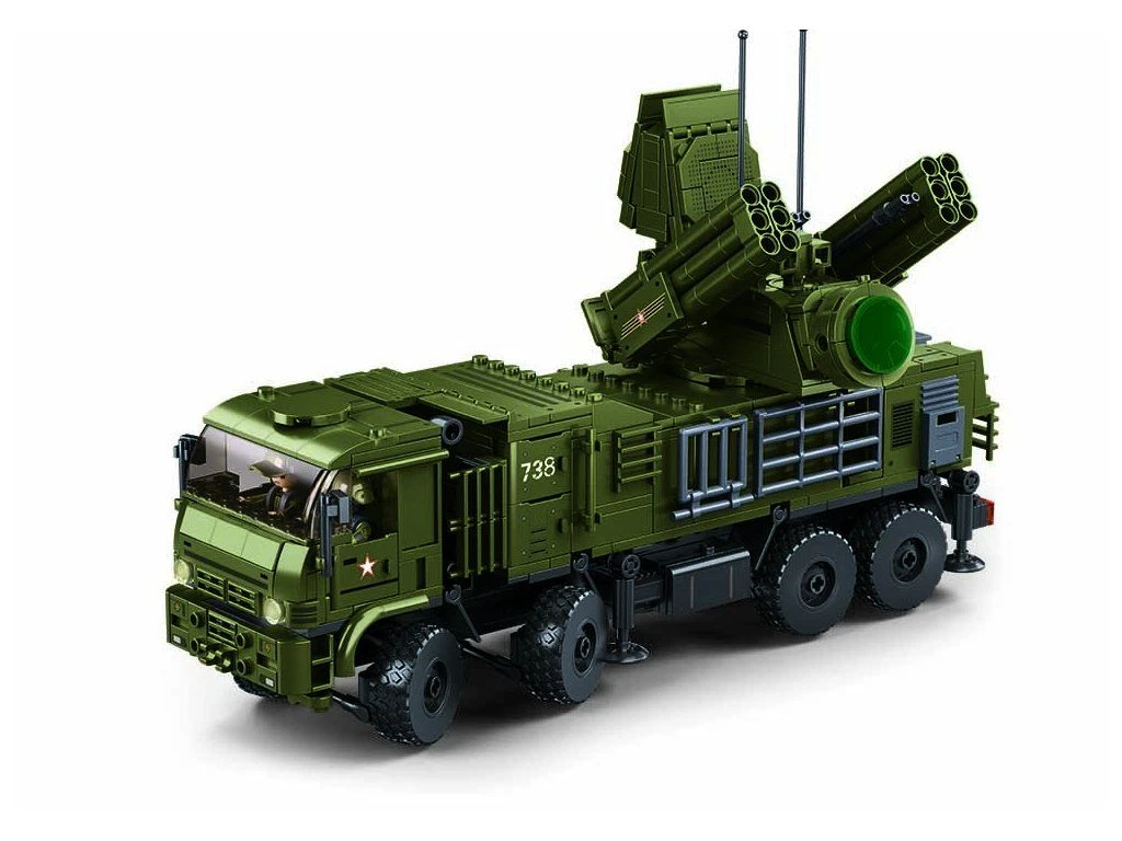 Sluban ModelBricks M38-B1252 Protiletadlový systém Pantsir-S1 v měřítku 1:35