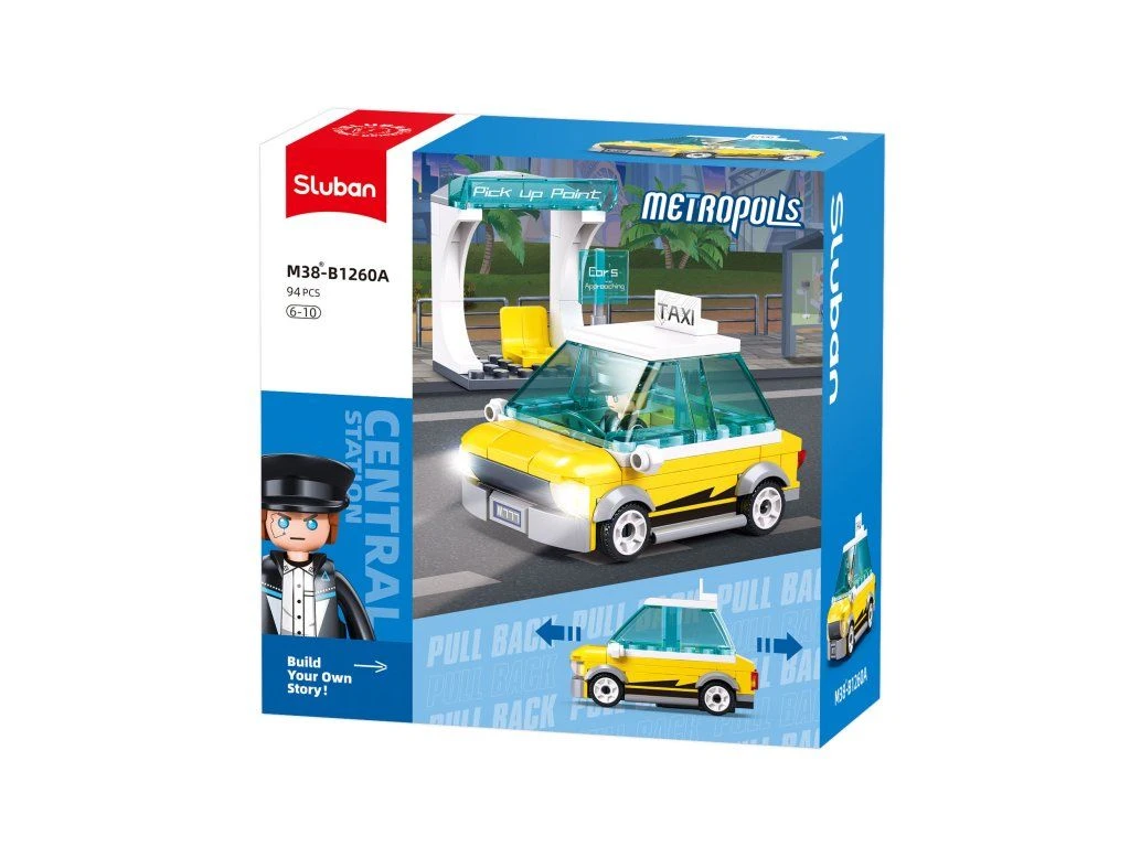 Sluban Metropolis M38-B1260A Žlutý taxík