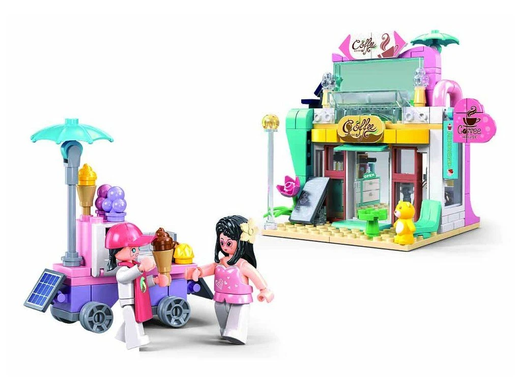 Sluban Metropolis M38-B1266 Kavárna se zmrzlinovým vozíkem