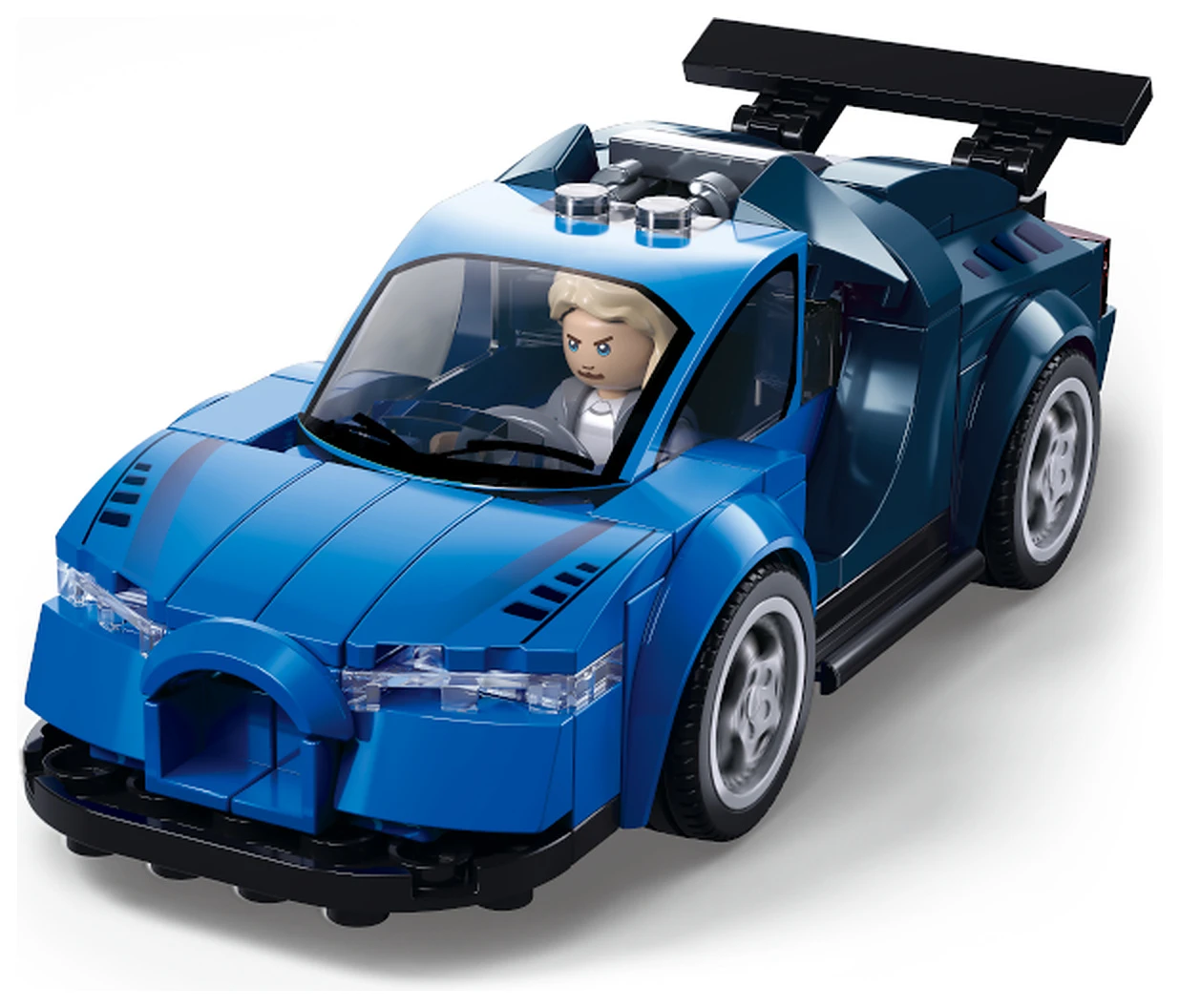 Sluban Metropolis M38-B1505C Modrý sportovní automobil