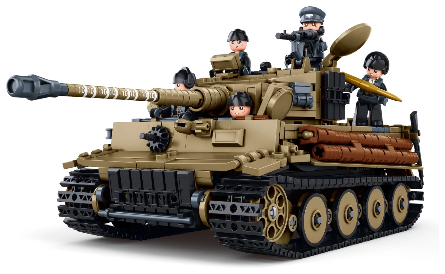 Sluban ModelBricks M38-B1533 Těžký tank Tiger E-S 1944 v měřítku 1:35