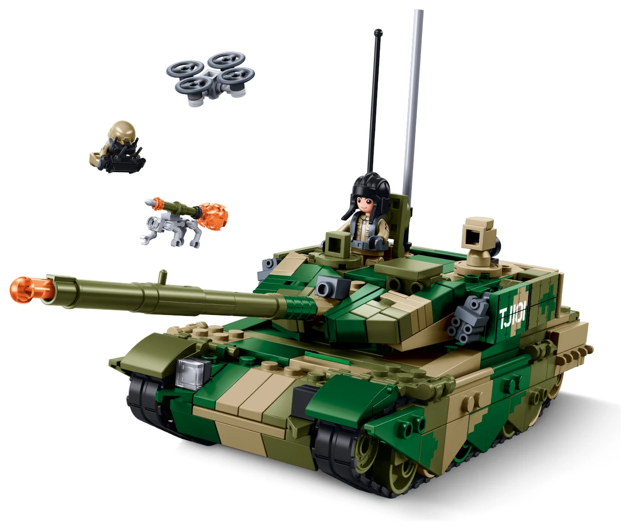 Sluban Army M38-B1557 Hlavní bojový tank ZTZ-99AS v měřítku 1:45