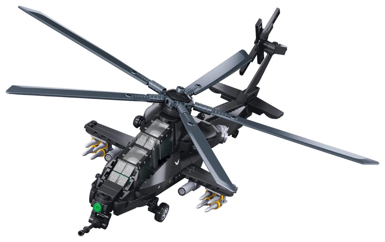 Sluban Army M38-B1558 Bitevní vrtulník WZ-10S v měřítku 1:45