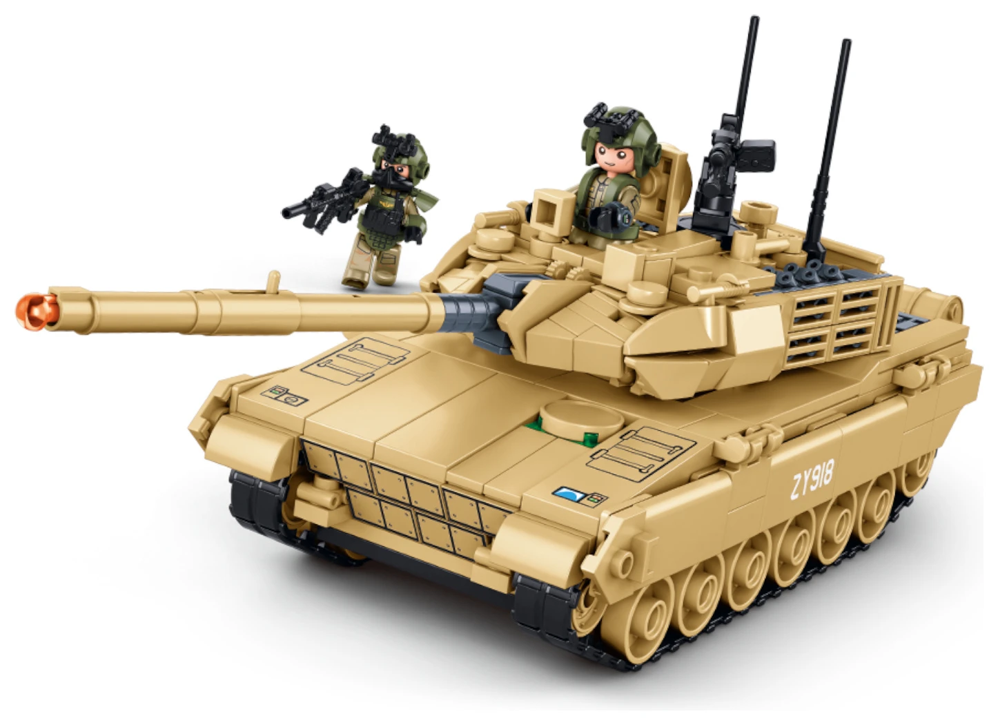 Sluban Army M38-B1577 Lehký tank ZTQ-15S v měřítku 1:45