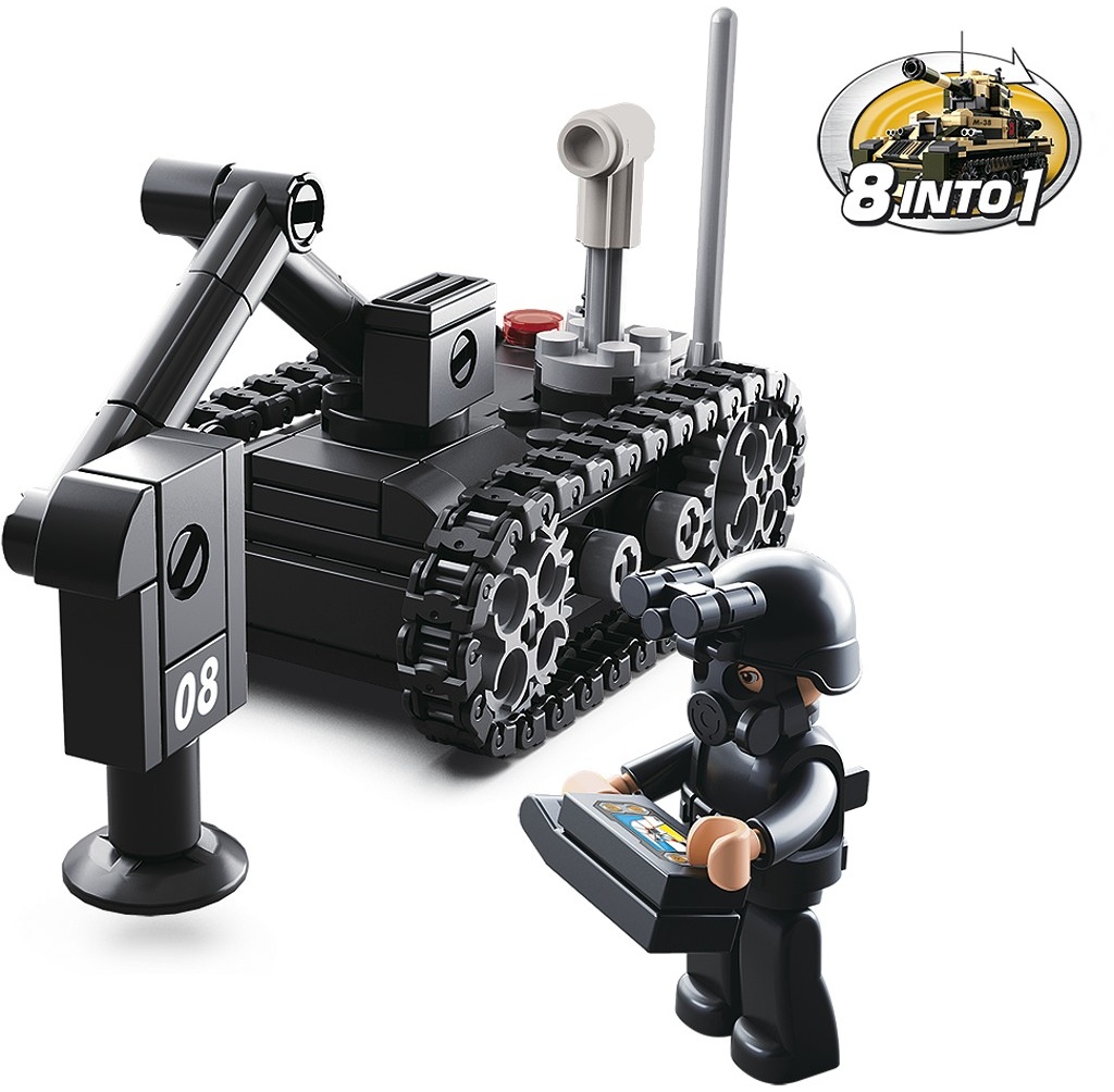 Sluban Army 8v1 M38-B0587D Detector de mine