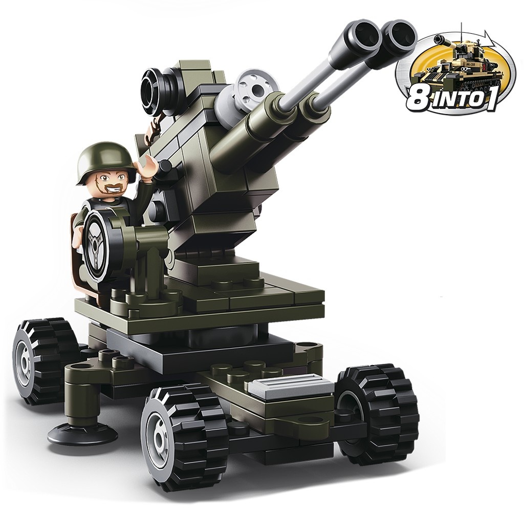 Sluban Army 8v1 M38-B0587E Artilerie artilerie Gunner