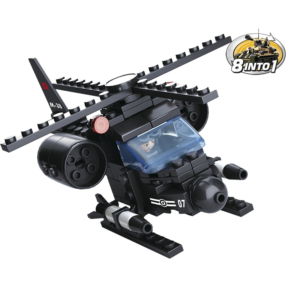 Sluban Army 8v1 M38-B0587G Elicopter