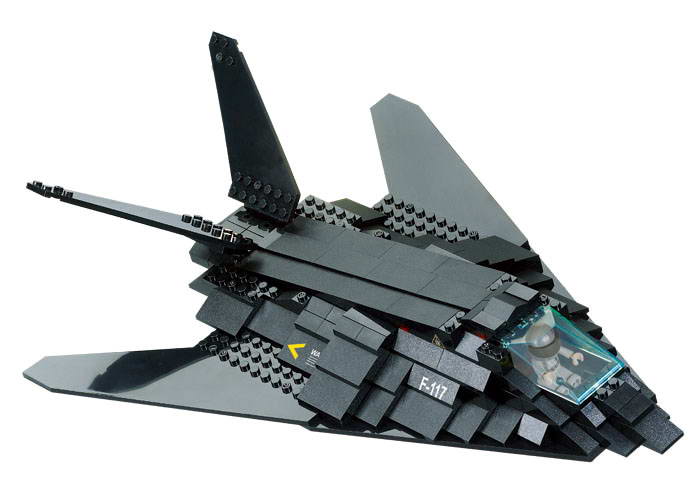 Sluban Army M38-B0108 Avion de atac F-117 Nighthawk