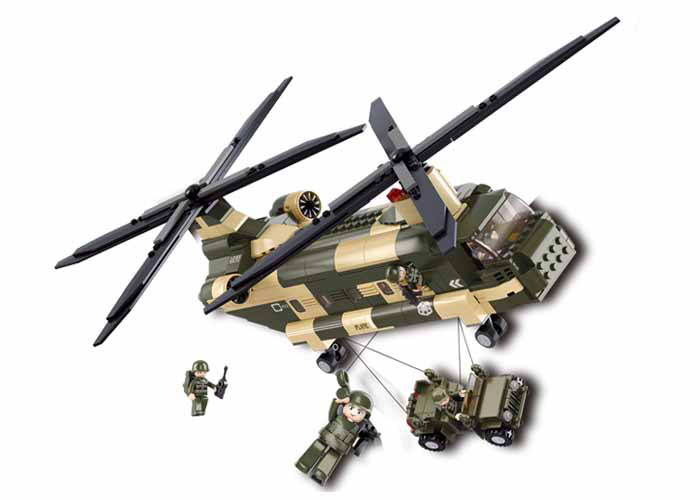 Sluban Army M38-B0508 Elicopter de transport CHINOOK