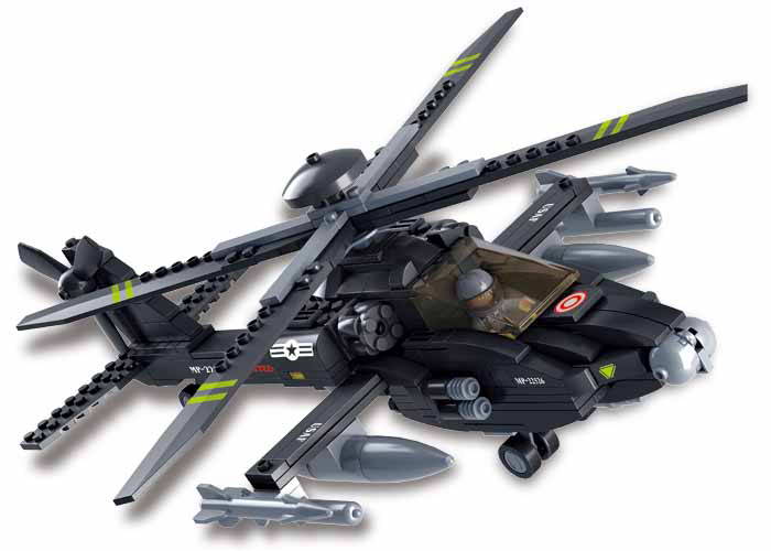 Sluban Army M38-B0511 AH-64 Elicopter APACHE