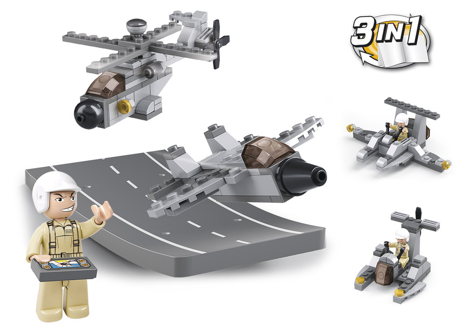 Sluban Army M38-B0537H Army drone, 3...in-1