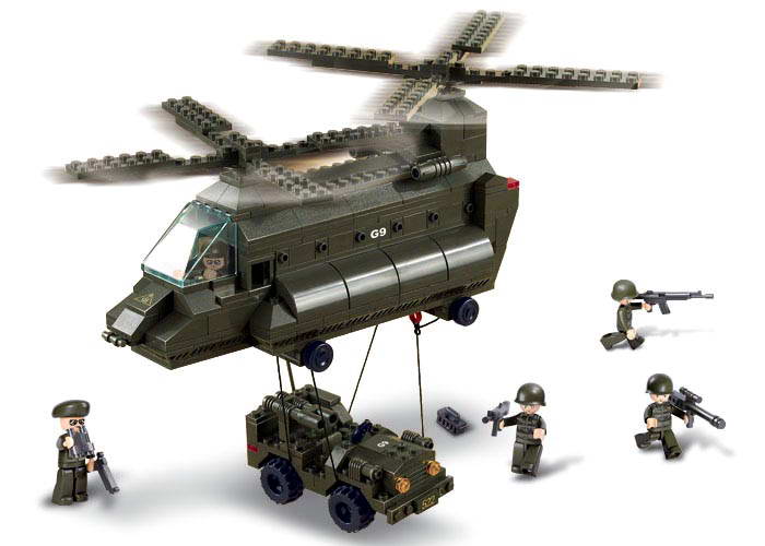 Sluban Army M38-B6600 Elicopter de transport