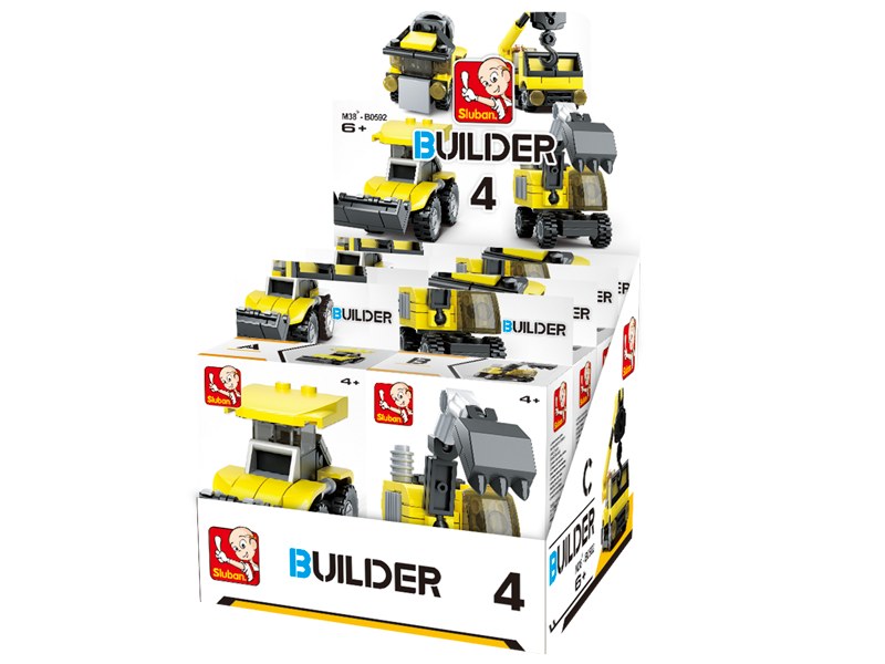 Sluban Builder M38-B0592 Constructori - 4 modele / 8 seturi
