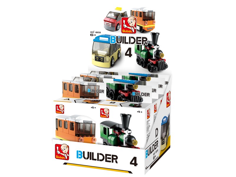 Sluban Builder M38-B0598 Transport public - 4 modele / 8 seturi