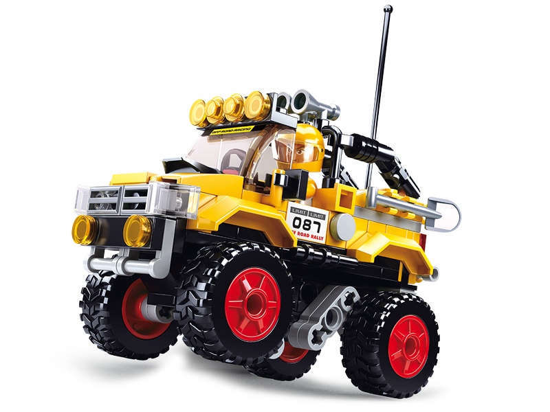 Sluban Car Club M38-B0663A Clubul Off Road Yellow
