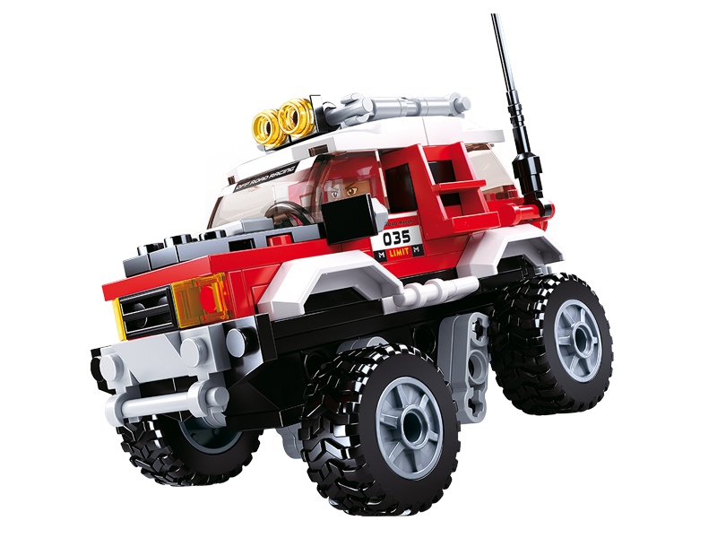 Sluban Car Club M38-B0663B Carclub Off Road Red