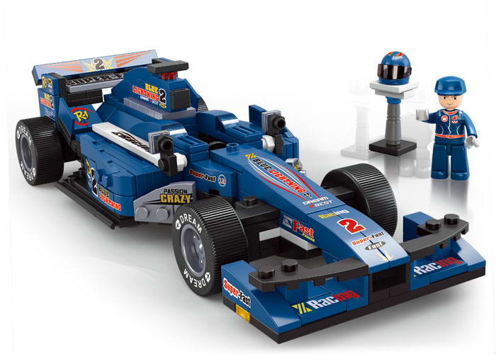 Sluban Racing Team M38-B0353 Blue Formula masina de curse