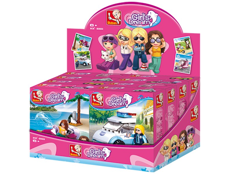 Sluban Girls Dream M38-B0600 Afişaj - 4 modele / 8 seturi