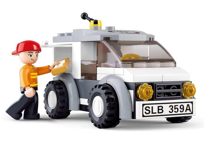 Sluban Letiště M38-B0359 Vehicul de livrare la aeroport