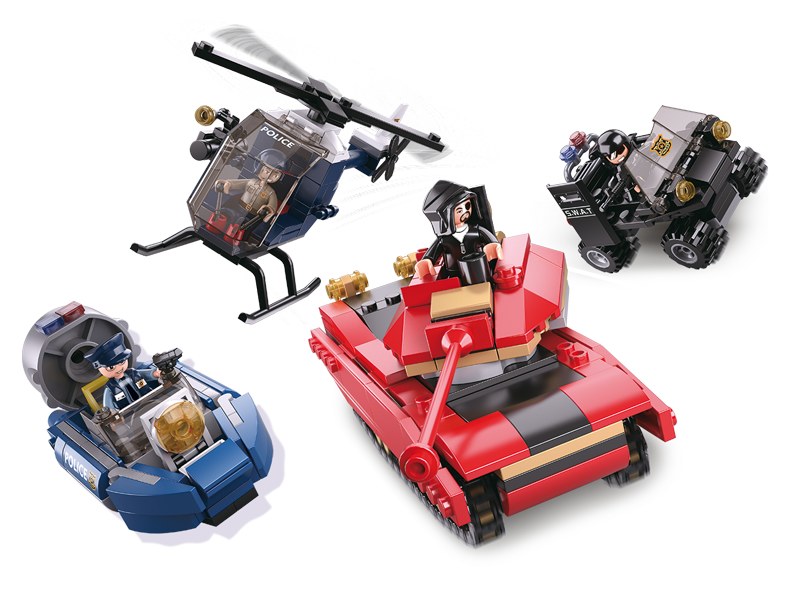 Sluban Policie M38-B0658 Chase cu tanc