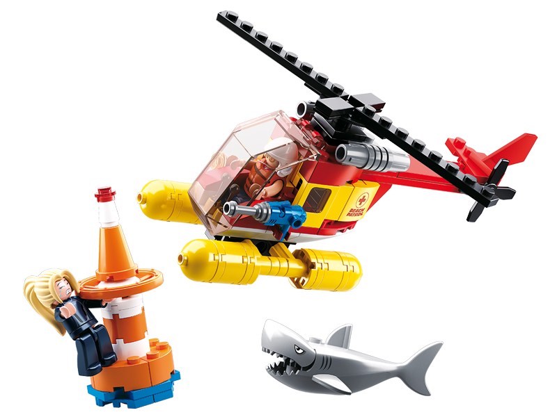 Sluban Rescue M38-B0669 Elicopter de salvare și rechin