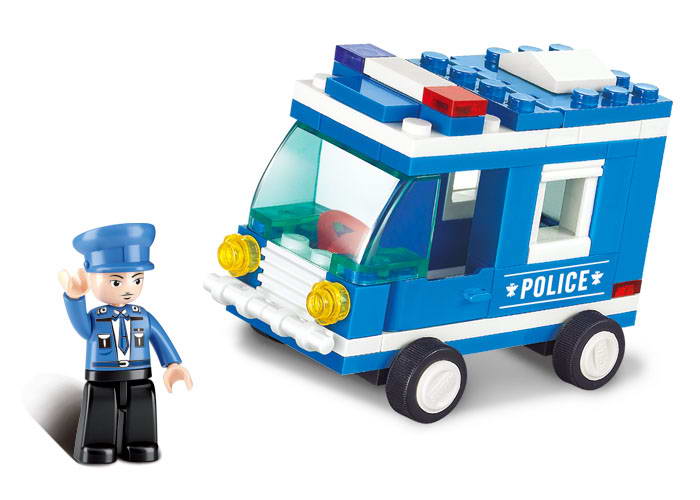 Sluban Town M38-B0177 Minimasina de politie