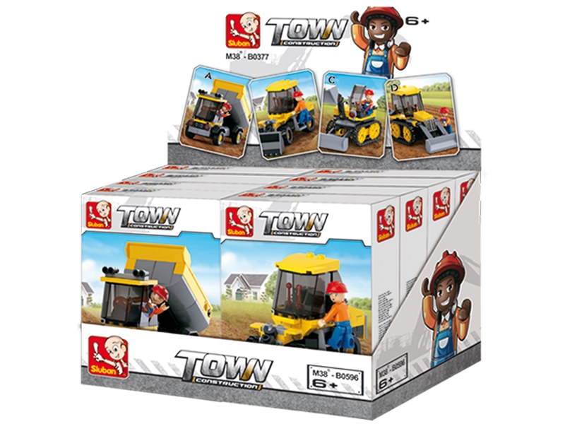 Sluban Town M38-B0377 Afişaj - 4 modele / 8 seturi