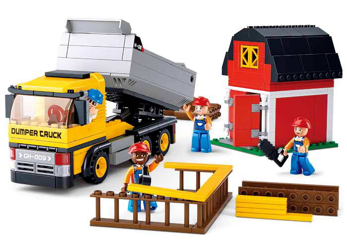 Sluban Town M38-B0552 Dump camion cu hambar