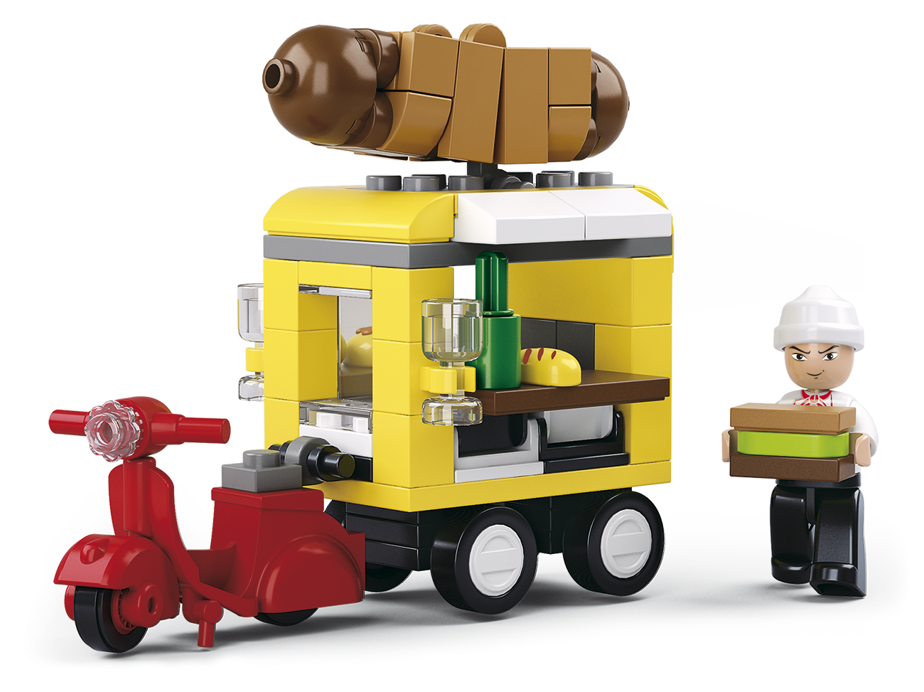 Sluban Town M38-B0565 Van hot dog