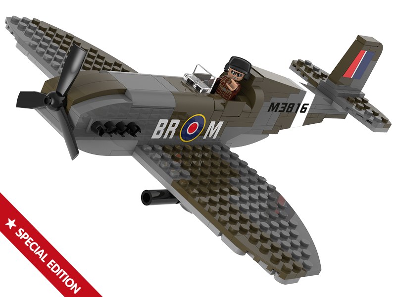 Sluban Army WWII M38-B7007 Avioane de vânătoare Spitfire